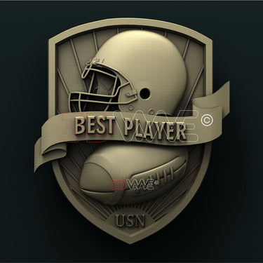 RUGBY 3D STL 3DWave